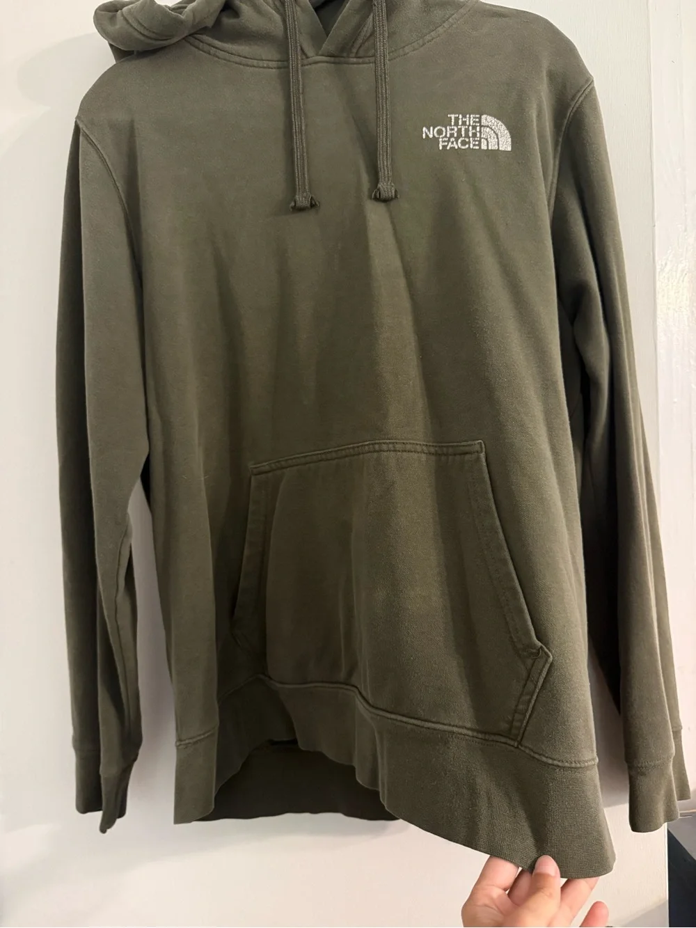 The North Face Men's Olive Green Pullover Hoodie